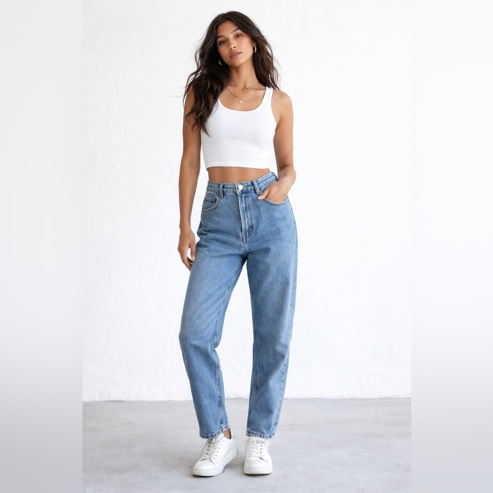 Missguided Riot Vintage Jeans High Rise Mom Jean size 8